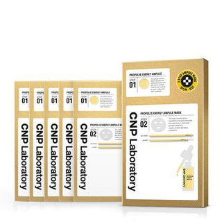 [CNP Laboratory] 2-Step Propolis Energy Active Ampule Mask (5 Sheets) - Diva Melody