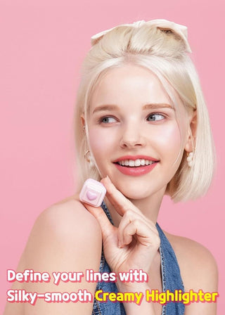 [Colorgram] Milk Bling Heartlighter 02 Pink Heart - Diva Melody