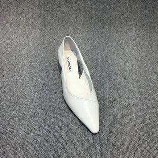 Comfortable Low Heel Pointed Toe Shoes - Diva Melody