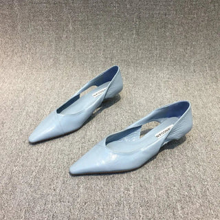 Comfortable Low Heel Pointed Toe Shoes - Diva Melody