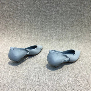 Comfortable Low Heel Pointed Toe Shoes - Diva Melody