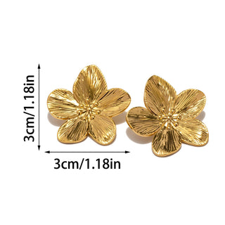 Concave Convex Stud Fashion Earrings - Diva Melody