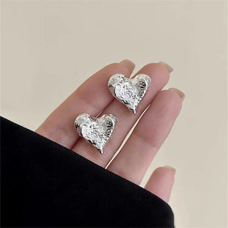 Concave Convex Stud Fashion Earrings - Diva Melody