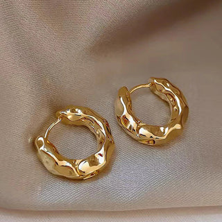 Concave Convex Stud Fashion Earrings - Diva Melody