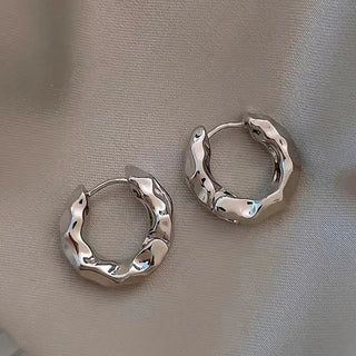 Concave Convex Stud Fashion Earrings - Diva Melody