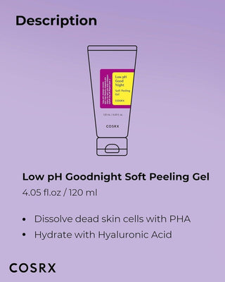 [Cosrx] Low pH Good Night Soft Peeling Gel 120ml - Diva Melody
