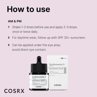 [Cosrx] The Niacinamide 15 Serum 20ml - Diva Melody