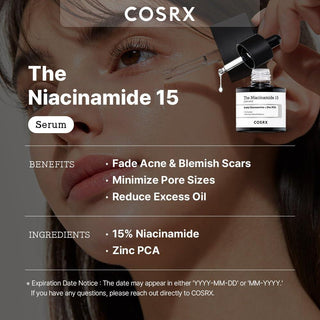 [Cosrx] The Niacinamide 15 Serum 20ml - Diva Melody