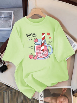 Cotton Breathable Summer Streetwear Tee - Diva Melody