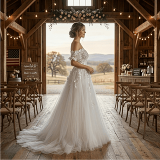 Couture Lace Wedding Gown - Diva Melody