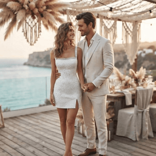 Couture Mini Wedding Dress - Diva Melody