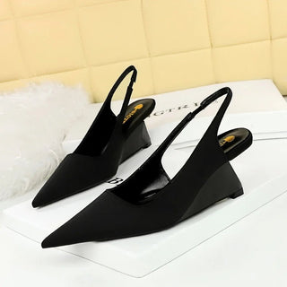 Cover Toe Design Pointed Shoes - Diva Melody