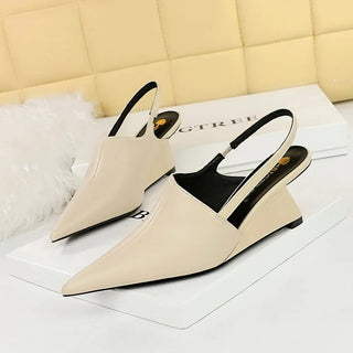 Cover Toe Design Pointed Shoes - Diva Melody