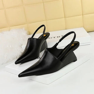 Cover Toe Design Square Mules - Diva Melody