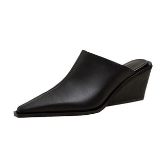 Cover Toe Design Square Mules - Diva Melody