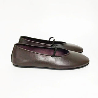 Cow Leather Ballet Flats Shoes - Diva Melody