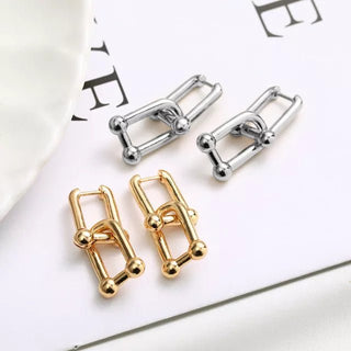 Creative Simple U - Shape Gold Plated Elegant Party Jewelry Gift - Diva Melody