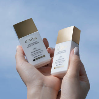 [d'Alba] White Truffle Repair Sun Serum SPF50+, PA++++ 35ml - Diva Melody