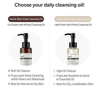 [Dear Klairs] Gentle Black Fresh Cleansing Oil 150ml - Diva Melody