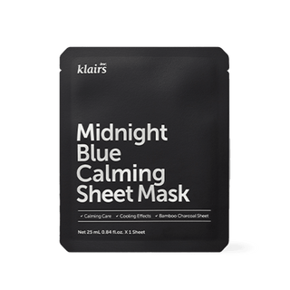 [Dear Klairs] Midnight Blue Calming Sheet Mask 1EA - Diva Melody
