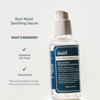 [Dear Klairs] Rich Moist Soothing Serum 80ml - Diva Melody