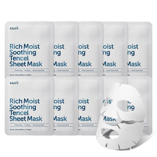 [Dear Klairs] Rich Moist Soothing Tencel Sheet Mask 25ml x 10ea - Diva Melody