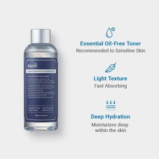 [Dear Klairs] Supple Preparation Unscented Toner 180ml - Diva Melody