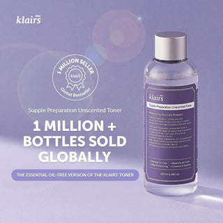 [Dear Klairs] Supple Preparation Unscented Toner 180ml - Diva Melody