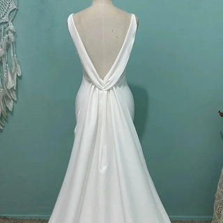 Detachable Train Elegant Bridal Gown - Diva Melody