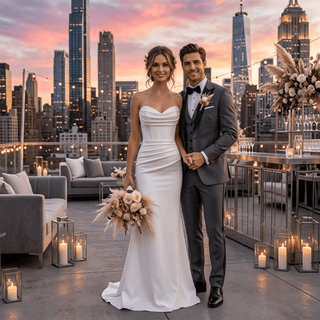 Detachable Train Mermaid Wedding Dress - Diva Melody