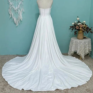 Detachable Train Mermaid Wedding Dress - Diva Melody