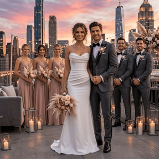 Detachable Train Mermaid Wedding Dress - Diva Melody