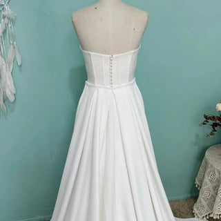 Detachable Train Mermaid Wedding Dress - Diva Melody