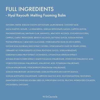 [Dr.Ceuracle] Hyal Reyouth Melting Foaming Balm 100ml - Diva Melody