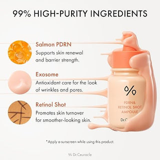[Dr.Ceuracle] PDRN & Retinol Shot Ampoule 30ml - Diva Melody