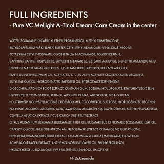 [Dr.Ceuracle] Pure VC Mellight A-tinol Cream 70g - Diva Melody