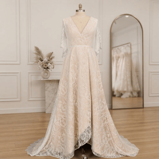 Dreamy Bohemian Wedding Dress - Diva Melody