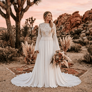 Dreamy Chiffon Bridal Gown - Diva Melody