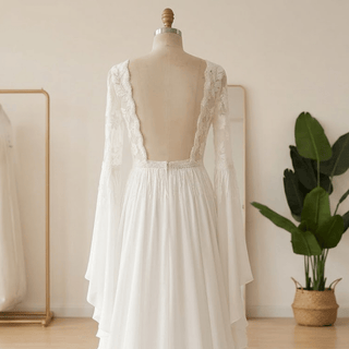 Dreamy Chiffon Bridal Gown - Diva Melody
