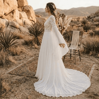 Dreamy Chiffon Bridal Gown - Diva Melody