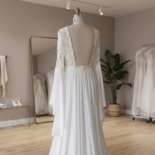 Dreamy Chiffon Bridal Gown - Diva Melody