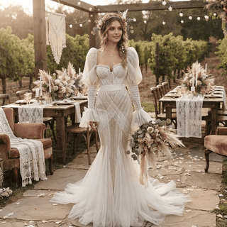 Dreamy Mermaid Wedding Dress - Diva Melody