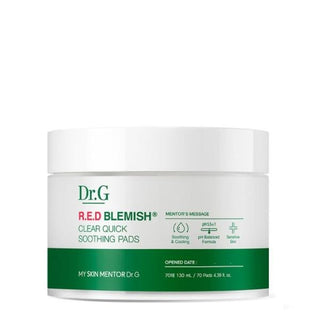 [Dr.G] Red Blemish Clear Quick Soothing Pads 70ea - Diva Melody