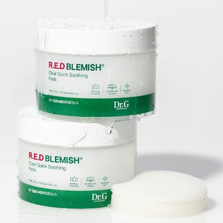 [Dr.G] Red Blemish Clear Quick Soothing Pads 70ea - Diva Melody
