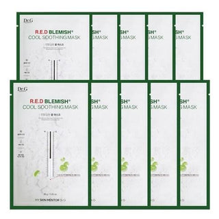 [Dr.G] Red Blemish Cool Soothing Mask 10ea - Diva Melody
