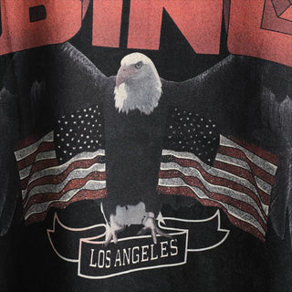 Eagle Print Faded Graphic Rock n Roll 100% Cotton T-shirts - Diva Melody