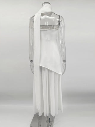 Elegant Backless Slim Fit Party Dress - Diva Melody