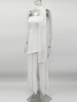 Elegant Backless Slim Fit Party Dress - Diva Melody