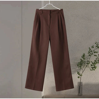 Elegant Backless Top & Wide Leg Pants Set - Diva Melody