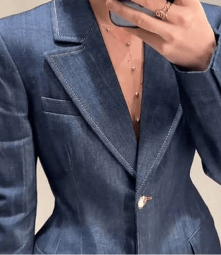 Elegant Denim Pants Sets - Diva Melody